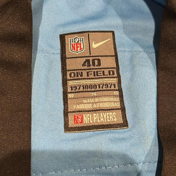 Kelvin Benjamin - #13 - Carolina Panthers - Nike On Field Jersey-men’s Sz-40 - Picture 6 of 7